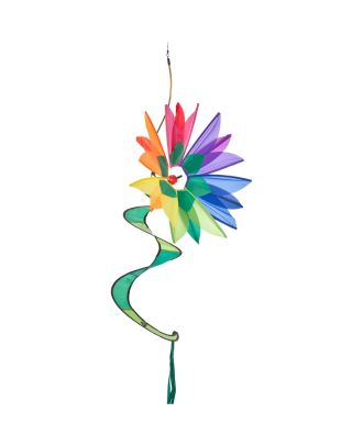 Windspiel HQ Swinging Flower Rainbow Garten Dekoration