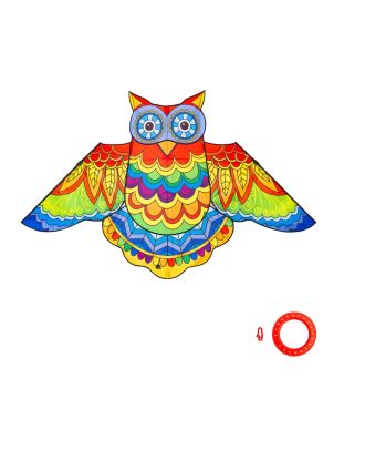 Kinderdrachen Einleiner Jazzy Owl Kite Eule HQ Drachen
