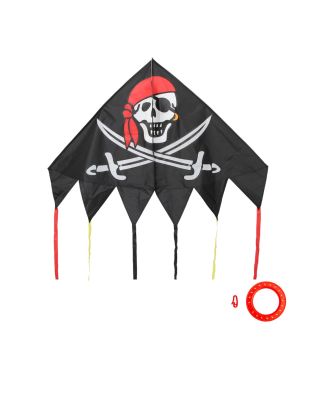 HQ Drachen Delta Einleiner Jolly Roger Pirat 