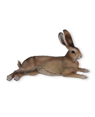 Dekofigur Hase liegend "Theo" Kaninchen Figur lebensecht Osterhasen Deko Gartenfigur Hase