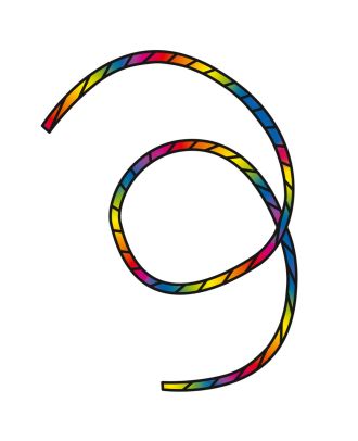 Drachenschwanz HQ Tube Tail Rainbow Spiral 6 m Leinenschmuck Drachenzubehör