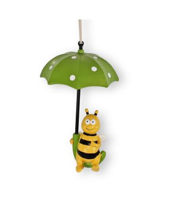 Bienen Figur Biene unterm Regenschirm Deko Bienen Figuren Bienen Deko lustige Gartendeko