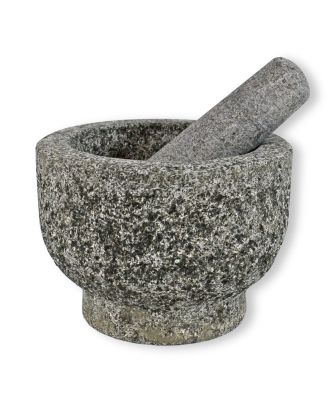 Granitmörser mit Stößel Zerkleinerer Gewürzmühle Granit Mörser