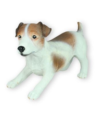 Hunde Figur Jack Russel Terrier Lucky Gartenfigur Hundefigur 