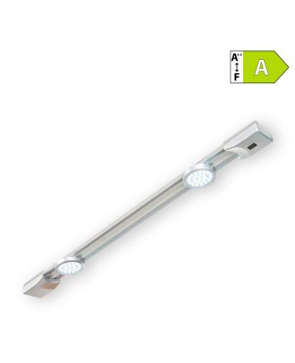 Ritos LightRacer Led Unterbauleuchte Küche 2x1,7W Silber Cool White 60cm