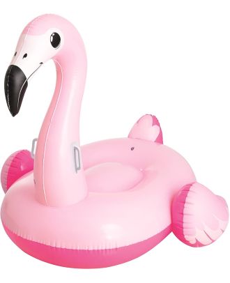 Schwimmtier Bestway Pretty Pink Flamingo Rider Badeinsel Flamingo Pool Tiere zum Aufblasen