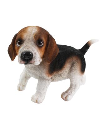 Beagle Figur stehend Hundefigur lebensecht Deko Hundefigur
