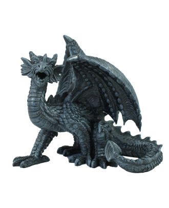 Dekofigur Drache fauchend Drachen Figur Fantasy Gothic Dekoration