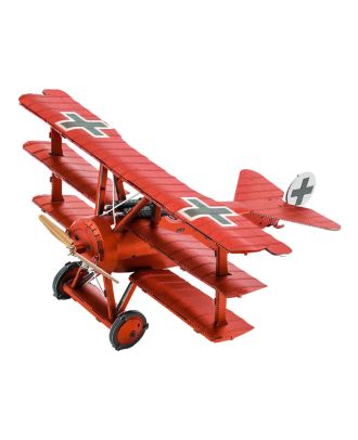 Metal Earth Metallbausätze MMS210 Tri-Wing Fokker Roter Baron Metall Modell
