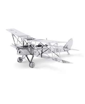Metal Earth Metallbausätze MMS066 DH82 Tiger Moth Doppeldecker Flugzeug Metall Modell