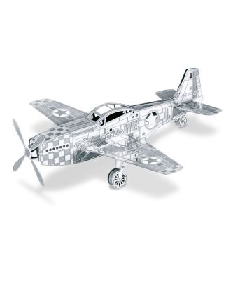 Metal Earth Metallbausätze MMS003 Mustang P-51 Flugzeug Metall Modell
