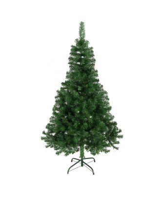 Künstlicher Weihnachtsbaum 150 cm grün künstlicher Tannenbaum mit Metallständer 