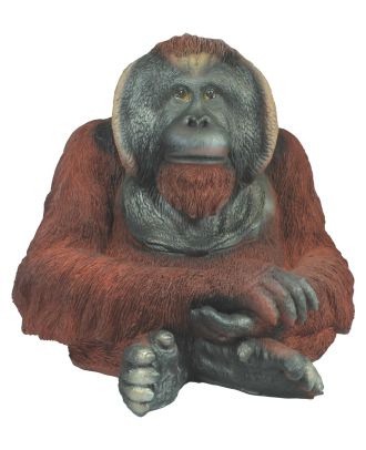 Dekofigur Orang Utan "Gregor" Affe Menschenaffe Primaten Gartenfigur Tierdeko 